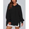 imagePRETTYGARDEN Womens Oversized Hoodie 2025 Spring Sweatshirt Long Sleeve Loose Trendy Outfits Casual Cute Pullover TopsBlack