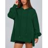 imagePRETTYGARDEN Womens Oversized Hoodie 2025 Spring Sweatshirt Long Sleeve Loose Trendy Outfits Casual Cute Pullover TopsDark Green