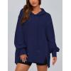 imagePRETTYGARDEN Womens Oversized Hoodie 2025 Spring Sweatshirt Long Sleeve Loose Trendy Outfits Casual Cute Pullover TopsNavy