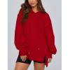 imagePRETTYGARDEN Womens Oversized Hoodie 2025 Spring Sweatshirt Long Sleeve Loose Trendy Outfits Casual Cute Pullover TopsRed