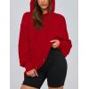 imagePRETTYGARDEN Womens Oversized Hoodie 2025 Spring Sweatshirt Long Sleeve Loose Trendy Outfits Casual Cute Pullover TopsRed