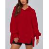 imagePRETTYGARDEN Womens Oversized Hoodie 2025 Spring Sweatshirt Long Sleeve Loose Trendy Outfits Casual Cute Pullover TopsRed