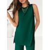 imagePRETTYGARDEN Womens 2 Piece Lounge Set 2025 Summer Casual Loose Tank Top Wide Leg Pants Matching Travel Outfits TracksuitGreen