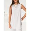 imagePRETTYGARDEN Womens 2 Piece Lounge Set 2025 Summer Casual Loose Tank Top Wide Leg Pants Matching Travel Outfits TracksuitWhite