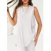 imagePRETTYGARDEN Womens 2 Piece Lounge Set 2025 Summer Casual Loose Tank Top Wide Leg Pants Matching Travel Outfits TracksuitWhite