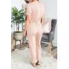 imagePRETTYGARDEN Jumpsuits for Women 2025 Spring Summer Casual Dressy Short Sleeve Romper Airport Vacation Travel OutfitsBeige