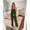 imagePRETTYGARDEN One Piece Jumpsuits for Women 2025 Summer Casual Drawstring Sleeveless Tank Romper Beach Vacation OutfitsZarmy Green