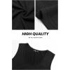 imagePRETTYGARDEN Sleeveless Tank Wide Leg One Piece Jumpsuits 2025 Spring Summer Travel Airport Outfits Casual Pants RompersBlack