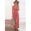imagePRETTYGARDEN Sleeveless Tank Wide Leg One Piece Jumpsuits 2025 Spring Summer Travel Airport Outfits Casual Pants RompersPink