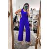 imagePRETTYGARDEN Sleeveless Tank Wide Leg One Piece Jumpsuits 2025 Spring Summer Travel Airport Outfits Casual Pants RompersRoyal Blue
