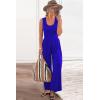 imagePRETTYGARDEN Sleeveless Tank Wide Leg One Piece Jumpsuits 2025 Spring Summer Travel Airport Outfits Casual Pants RompersRoyal Blue