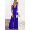 imagePRETTYGARDEN Sleeveless Tank Wide Leg One Piece Jumpsuits 2025 Spring Summer Travel Airport Outfits Casual Pants RompersRoyal Blue