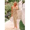 imagePRETTYGARDEN Womens Summer Maxi Dresses 2025 Strapless Tube Ruffle Asymmetrical Bodycon Party Cocktail Formal Long DressApricot