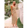 imagePRETTYGARDEN Womens Summer Maxi Dresses 2025 Strapless Tube Ruffle Asymmetrical Bodycon Party Cocktail Formal Long DressApricot