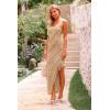 imagePRETTYGARDEN Womens Summer Maxi Dresses 2025 Strapless Tube Ruffle Asymmetrical Bodycon Party Cocktail Formal Long DressApricot