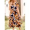imagePRETTYGARDEN Floral Dress for Women 2025 Summer Casual Short Sleeve Maxi Dresses V Neck Tiered Flowy Boho Beach SundressPrint Yellow White