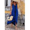 imagePRETTYGARDEN Womens 2025 Summer Maxi Dress Sleeveless V Neck Spaghetti Strap Flowy Elegant Holiday Party DressesRoyal Blue