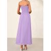 imagePRETTYGARDEN Womens Strapless Wedding Guest Dresses 2025 Summer Trendy Elegant Smocked Tube Top Maxi Long Flowy SundressPurple