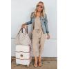 imagePRETTYGARDEN Womens Jumpsuit Casual Summer Romper 2025 Sleeveless Tank Lounge Cruise Airport Outfits Vacation ClothesBeige