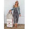imagePRETTYGARDEN Womens Jumpsuit Casual Summer Romper 2025 Sleeveless Tank Lounge Cruise Airport Outfits Vacation ClothesGrey