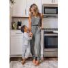 imagePRETTYGARDEN Womens Jumpsuit Casual Summer Romper 2025 Sleeveless Tank Lounge Cruise Airport Outfits Vacation ClothesLight Grey