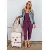 imagePRETTYGARDEN Womens Jumpsuit Casual Summer Romper 2025 Sleeveless Tank Lounge Cruise Airport Outfits Vacation ClothesPurple