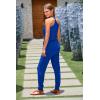 imagePRETTYGARDEN Womens Summer Casual One Piece Jumpsuits Spaghetti Strap Pants Romper 2025 Spring Vacation Resort OutfitsBlue