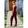 imagePRETTYGARDEN Womens Summer Casual One Piece Jumpsuits Spaghetti Strap Pants Romper 2025 Spring Vacation Resort OutfitsWine Red