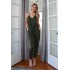 imagePRETTYGARDEN Womens Summer Casual One Piece Jumpsuits Spaghetti Strap Pants Romper 2025 Spring Vacation Resort OutfitsZarmy Green