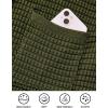 imagePRETTYGARDEN Womens Knit Cardigan Sweaters Fall Fashion Long Sleeve Open Front Button Down Trendy Casual Sweater JacketArmy Green