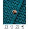 imagePRETTYGARDEN Womens Knit Cardigan Sweaters Fall Fashion Long Sleeve Open Front Button Down Trendy Casual Sweater JacketBlue Green