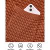 imagePRETTYGARDEN Womens Knit Cardigan Sweaters Fall Fashion Long Sleeve Open Front Button Down Trendy Casual Sweater JacketCaramel