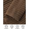 imagePRETTYGARDEN Womens Knit Cardigan Sweaters Fall Fashion Long Sleeve Open Front Button Down Trendy Casual Sweater JacketCoffee