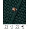 imagePRETTYGARDEN Womens Knit Cardigan Sweaters Fall Fashion Long Sleeve Open Front Button Down Trendy Casual Sweater JacketDark Green