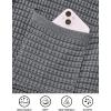 imagePRETTYGARDEN Womens Knit Cardigan Sweaters Fall Fashion Long Sleeve Open Front Button Down Trendy Casual Sweater JacketGrey