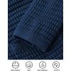 imagePRETTYGARDEN Womens Knit Cardigan Sweaters Fall Fashion Long Sleeve Open Front Button Down Trendy Casual Sweater JacketNavy