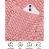 imagePRETTYGARDEN Womens Knit Cardigan Sweaters Fall Fashion Long Sleeve Open Front Button Down Trendy Casual Sweater JacketPink
