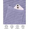 imagePRETTYGARDEN Womens Knit Cardigan Sweaters Fall Fashion Long Sleeve Open Front Button Down Trendy Casual Sweater JacketPurple