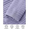 imagePRETTYGARDEN Womens Knit Cardigan Sweaters Fall Fashion Long Sleeve Open Front Button Down Trendy Casual Sweater JacketPurple