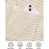 imagePRETTYGARDEN Womens Knit Cardigan Sweaters Fall Fashion Long Sleeve Open Front Button Down Trendy Casual Sweater JacketWhite