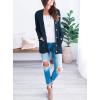 imagePRETTYGARDEN Womens Open Front Cardigan Sweaters Fall Fashion Button Down Cable Knit Chunky Winter Outerwear CoatsLake Blue