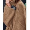 imagePRETTYGARDEN Womens Winter Turtleneck Oversized Sweaters Long Sleeve Chunky Knit Slouchy Pullover Sweater TopsCamel