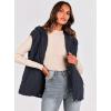 imagePRETTYGARDEN Womens 2025 Fall Spring Vest Casual Sleeveless Hooded Zip Up Jacket Trendy Winter Coat OuterwearNavy