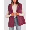 imagePRETTYGARDEN Womens 2025 Fall Spring Vest Casual Sleeveless Hooded Zip Up Jacket Trendy Winter Coat OuterwearWine Red