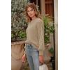 imagePRETTYGARDEN Womens 2025 Winter Pullover Sweater Casual Long Sleeve Crewneck Loose Chunky Knit Jumper Tops BlouseApricot