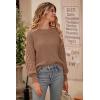 imagePRETTYGARDEN Womens 2025 Winter Pullover Sweater Casual Long Sleeve Crewneck Loose Chunky Knit Jumper Tops BlouseCamel