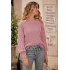 imagePRETTYGARDEN Womens 2025 Winter Pullover Sweater Casual Long Sleeve Crewneck Loose Chunky Knit Jumper Tops BlousePink