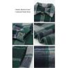 imagePRETTYGARDEN Womens Fall Clothes Plaid Shacket Jacket Trendy Casual Long Sleeve Button Down Flannel Shirts Fashion BlouseGreen