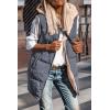 imagePRETTYGARDEN Womens 2025 Fall Reversible Vests Sleeveless Fleece Jacket Zip Up Hoodie Pockets Long Warm Winter Coat OuterwearGrey Blue