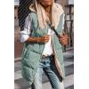 imagePRETTYGARDEN Womens 2025 Fall Reversible Vests Sleeveless Fleece Jacket Zip Up Hoodie Pockets Long Warm Winter Coat OuterwearGrey Green
